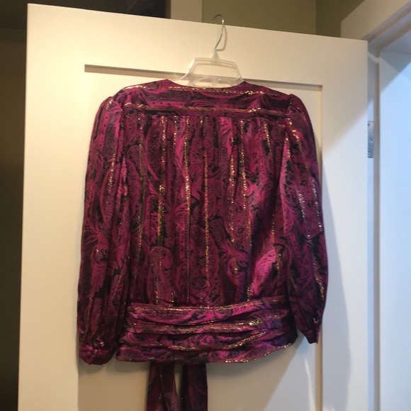 Richard Warren vintage SILK blouse  size 12 - Picture 9 of 14